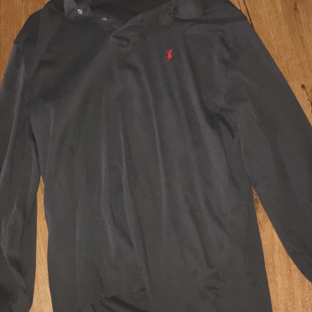 Men’s Gray long sleeve medium Polo
